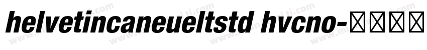 helvetincaneueltstd hvcno字体转换
